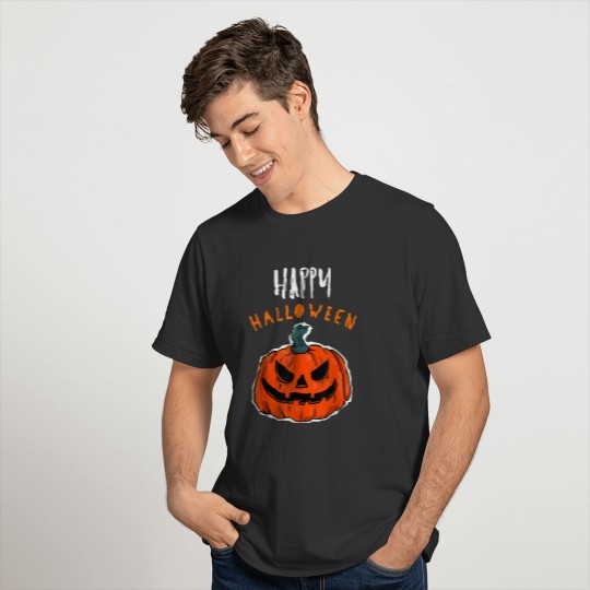 Cool Happy Halloween Jack O Lantern T-shirt