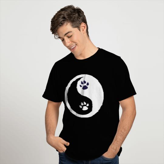 Ying Yang Meaning Love - Cat Ying Yang T Shirts