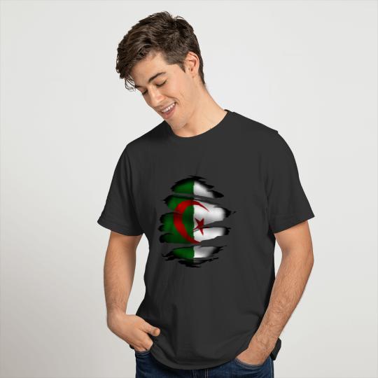 Argelia - Algeria - broken flag - Tattoo T-shirt