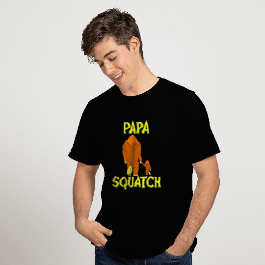 Papa Squatch Bigfoot Sasquatch T Shirts