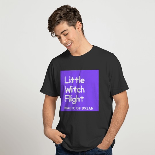 Little Witch Flight Magic Purple T Shirts