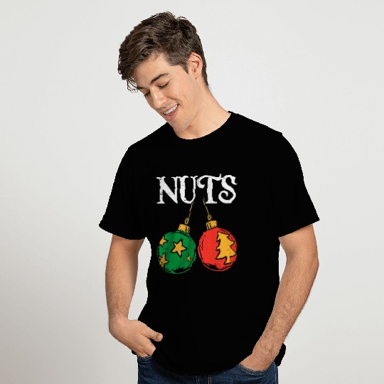 Mens Nuts Chestnuts Funny Matching Couples Christm T Shirts