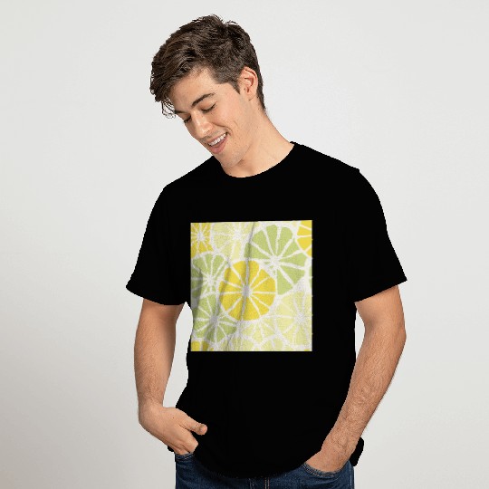 Lemon Slices Pattern T Shirts