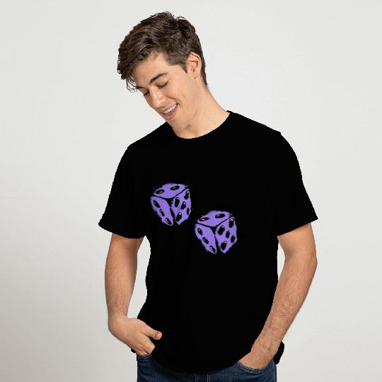 Dice Purple T Shirts