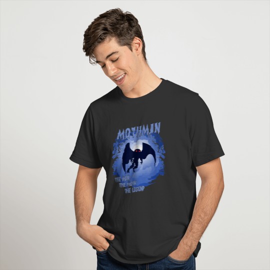 Mothman The Man The Moth The Legend Cryptid T-shirt