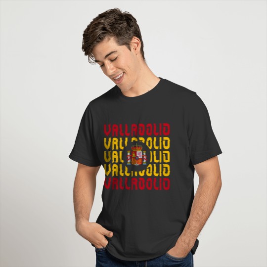 Valladolid Spain flag design T-shirt