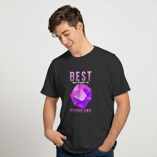 Amethyst Birthstone February T-shirt