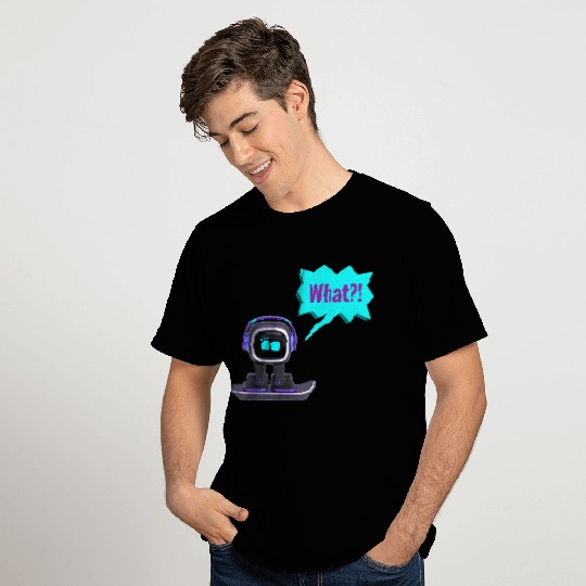 EMO Robot Sticker T Shirts