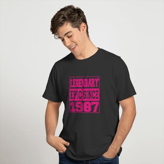 Legendary Epic Since 1987 T-shirt