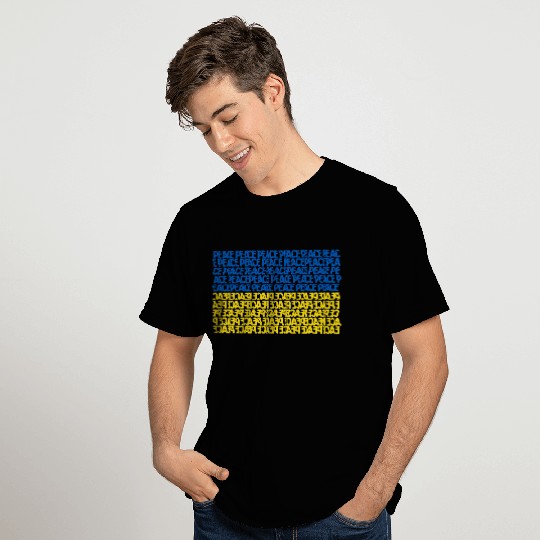Ukraine Peace Flag against war T Shirts