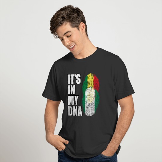 Senegalese And Nigerian Vintage Heritage DNA Flag T-shirt