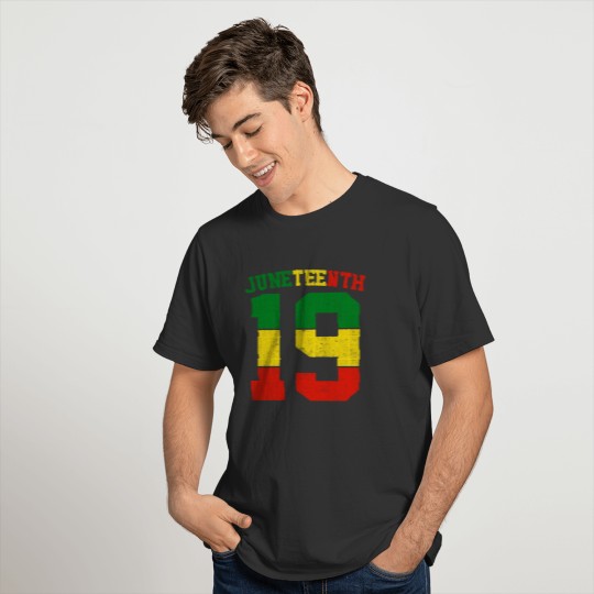 June 19 Afro American Black Pride Vintage T Shirts