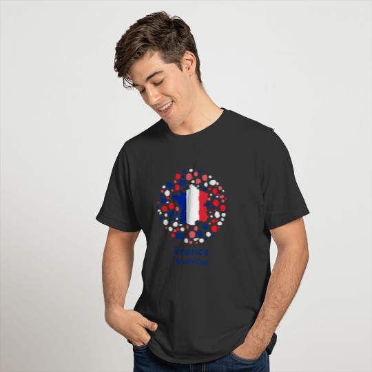 France Football team in world cup T-shirt