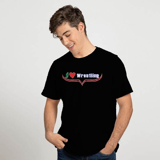 i love wrestling T Shirts