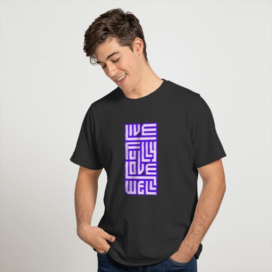 Live Fully Love Well (Blue) T-shirt