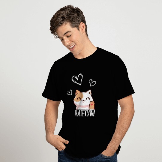 meow - cute cat - kitten T Shirts