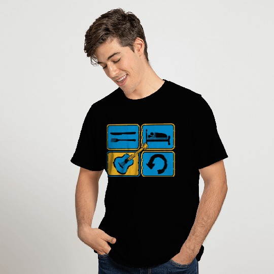 guitar play daily repeat T Shirts