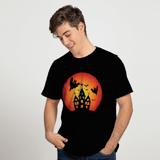 Haunted House Halloween T Shirts