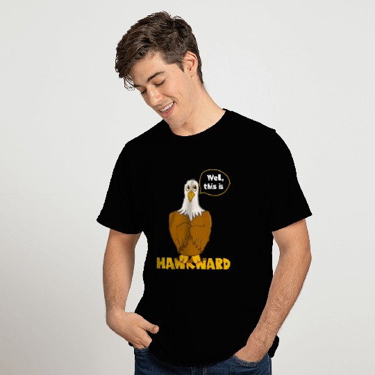 Hawk Word Pun for Animal Lovers T Shirts
