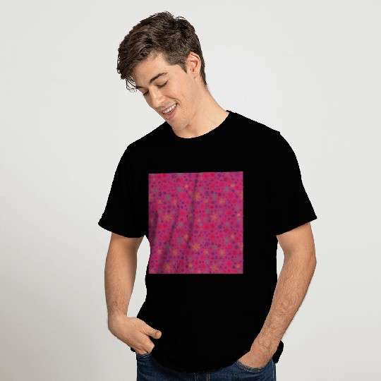 Snowflakes Pattern Colorful T Shirts