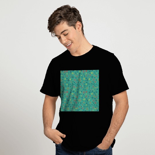 Snowflakes Pattern Colorful T Shirts
