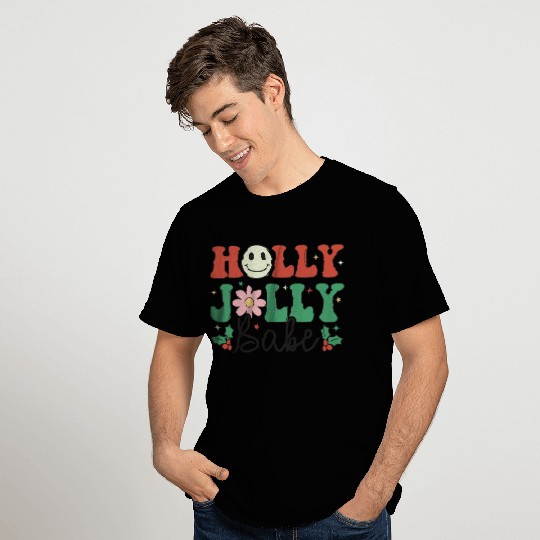 Holly Jolly Babe T Shirts