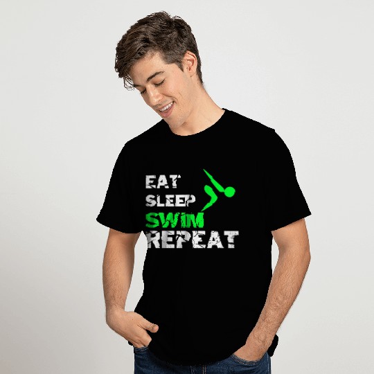 EAT SLEEP SWIM REPEAT T Shirts