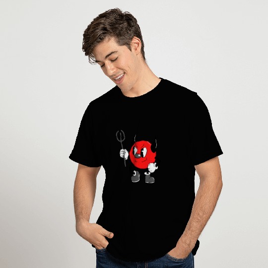 little devil Halloween black T Shirts