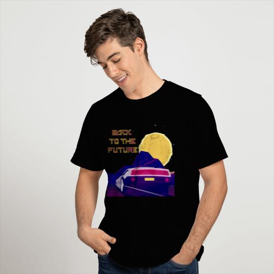 Back To The Future Delorean Destination Time Logo T Shirts