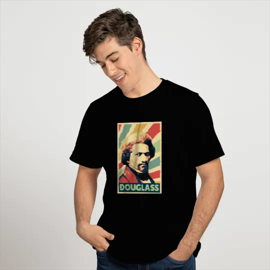 Frederick Douglass Vintage Colors T Shirts