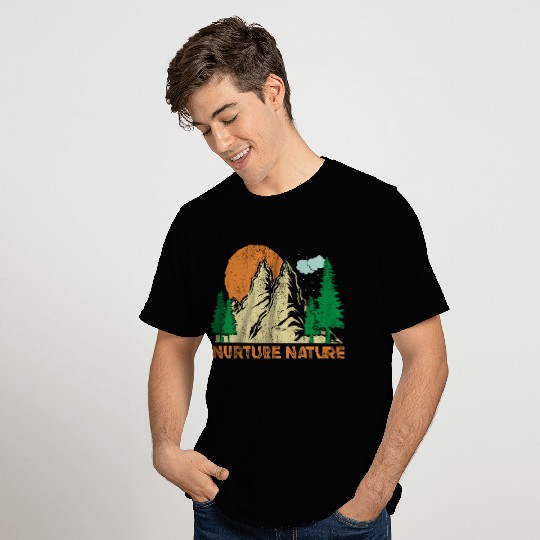 Nurture Nature Climate Change Earth Day T Shirts