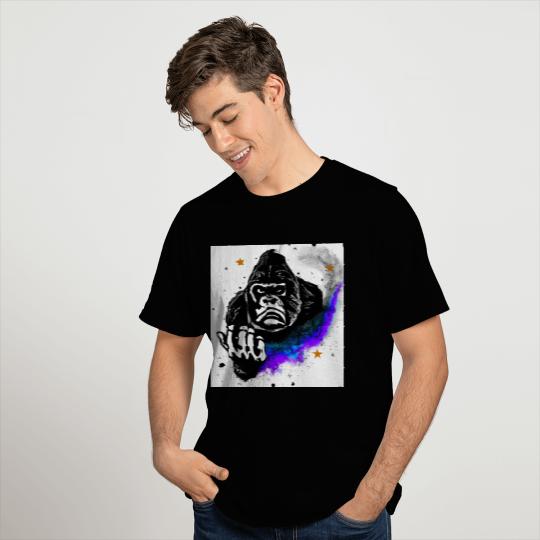AI generated ART - Gorilla - Digital Art T Shirts