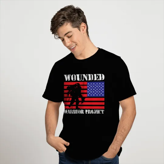 Wounded Warrior Project Us Flag T Shirts