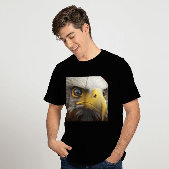 bald eagle eyes hyper realistic hyper details T Shirts