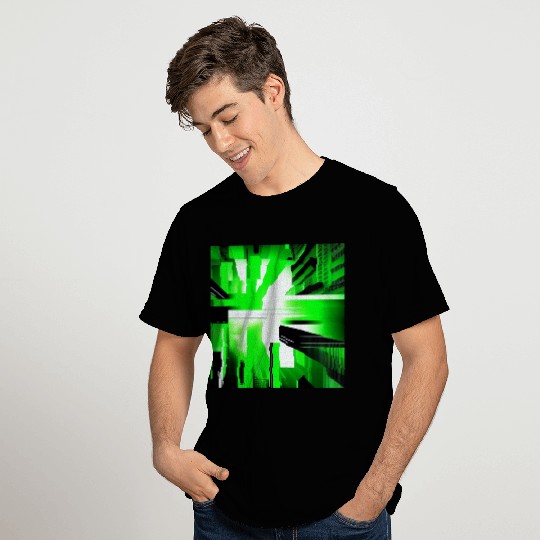 Cyberpunk Inspired Green Theme T Shirts