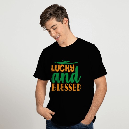 Lucky and Blessed T Shirts