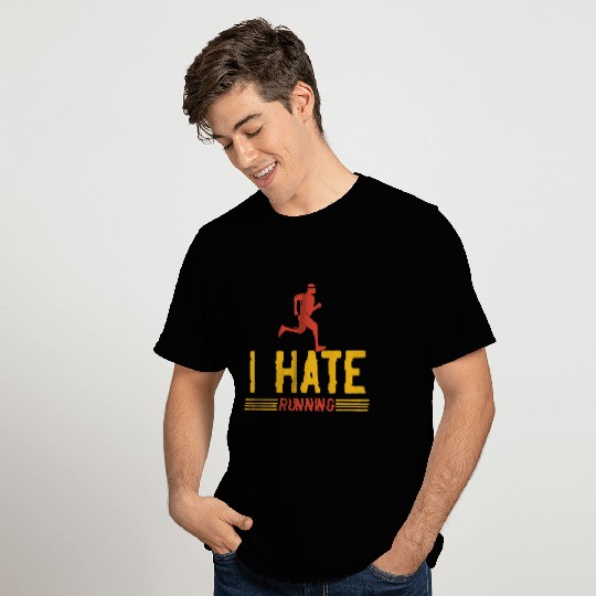 I hate running T Shirts
