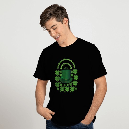 St patrick s day green shamrock T Shirts