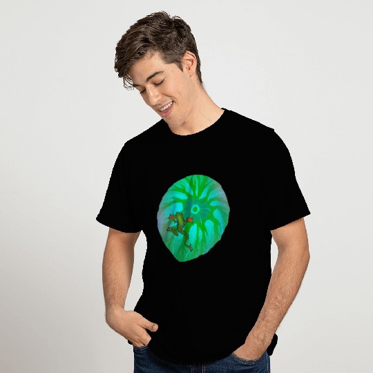 Frog on a Leaf T Shirts