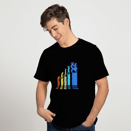 Square Dancer Evolution Retro Style Square Dancing T Shirts