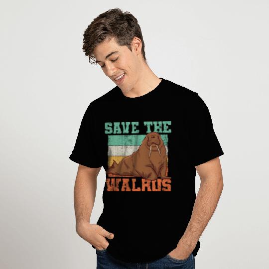 Walrus Endangered Conservation Vintage T Shirts