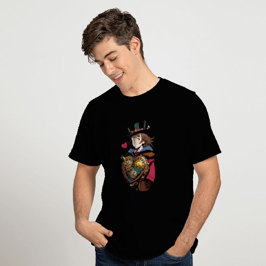 Gears and Lace: A Cute Steampunk Design T Shirts
