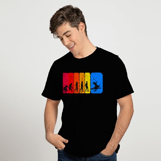 Funny Ski Freestyle Evolution T Shirts