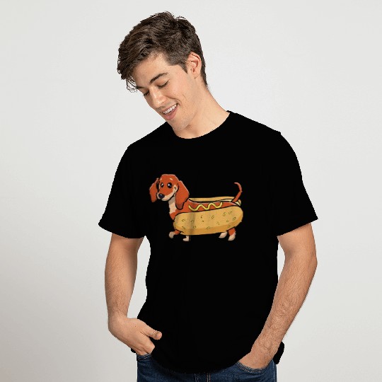 Funny Dachshund Sausage Hot Dog T Shirts