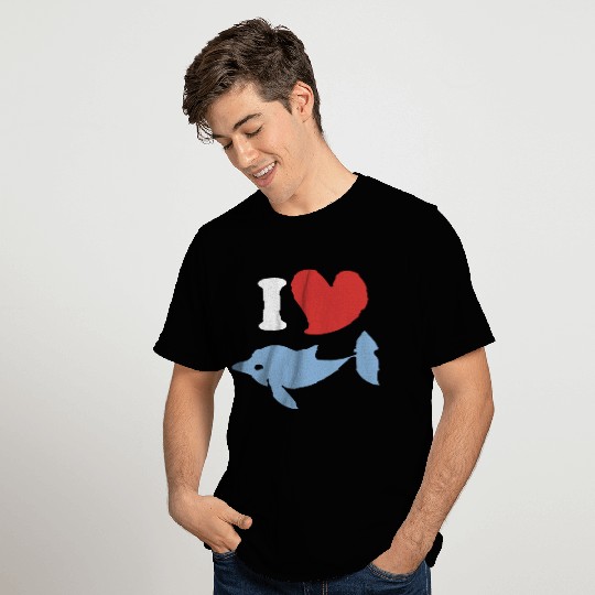 I love dolphins 1 T Shirts