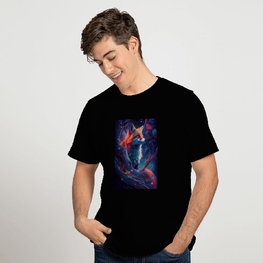 Fox Galaxy Nature T Shirts