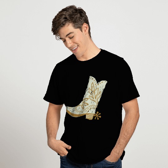 Cowboy Boot Doodle T Shirts