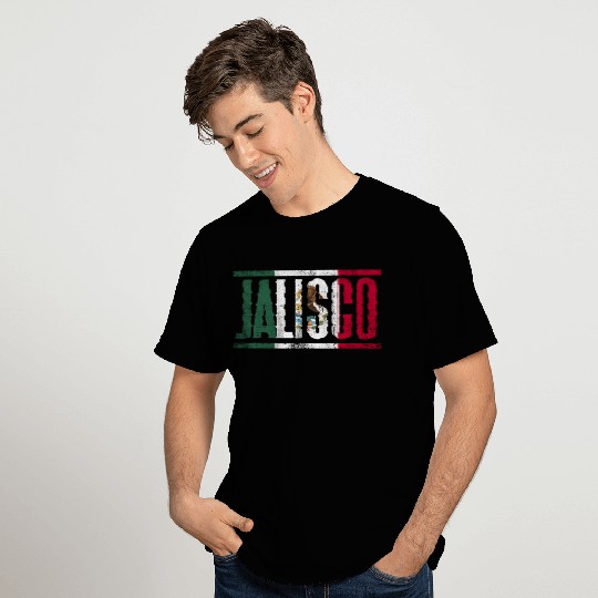 Jalisco Con La Bandera De México T Shirts