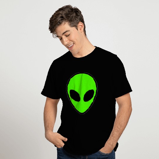Alien Head Pocket Patch Area 51 T Shirts