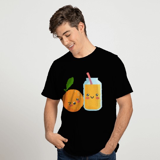 Cute Kawaii Orange Juice T Shirts